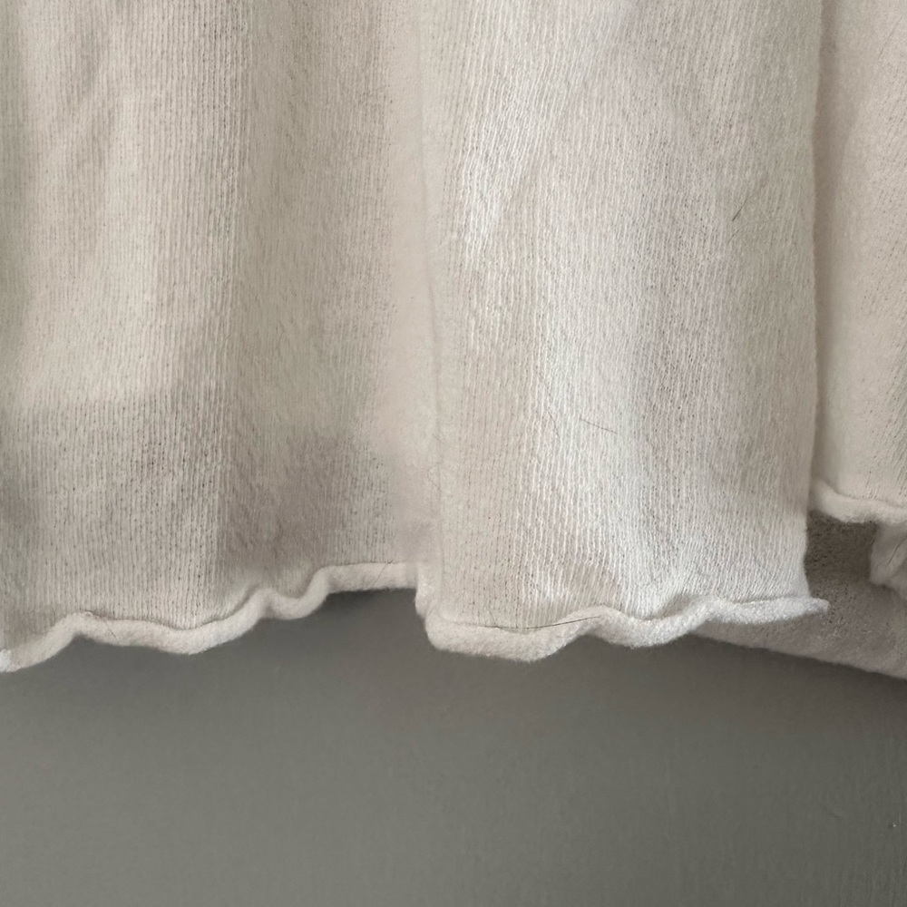 Free people white coconut size small oversized short sleeve shirt - Picture 7 of 10